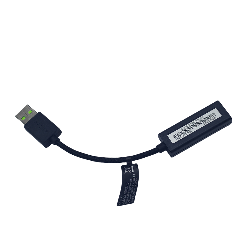 USB To 3.5mm Headset USB Sound Card Adapter RC30-0323 For Razer