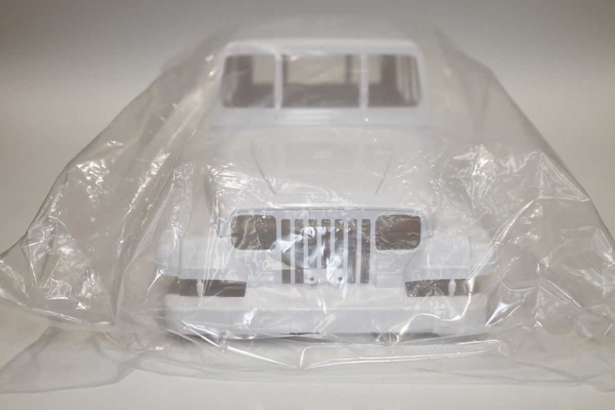 【新品】廃盤 TAMIYA タミヤ ジープ ラングラー ボディ + H・Jパーツ Tamiya Jeep Wrangler Yj Body H J 2 Piece Set ∔ sticker Tamiya RC