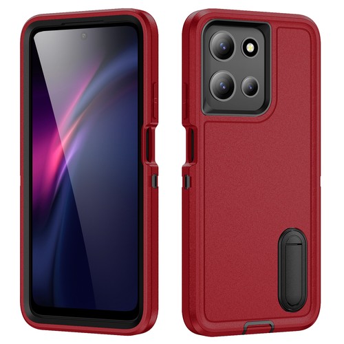 Funda de teléfono 3 en 1 de alta resistencia con soporte para Moto G Play/Power 5G 2025/G 5G 2025 - Imagen 90 de 98