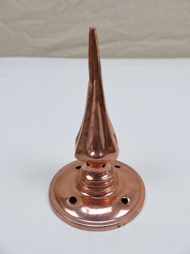 Kupfer Spitze Rundblatt Helm Bayern Pickelhaube Ersatzteil SPIKED HELMET - Picture 4 of 7