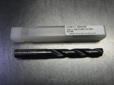 CTMI 11.60mm Coolant thru Carbide Drill 5xd 11.20x12.00x71x118IK ALCRN (LOC3246)
