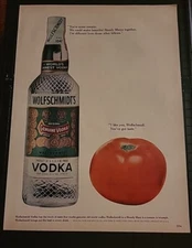Wolfschmidt's Vodka Bloody Mary Print Ad Advertisement 1961 10x13