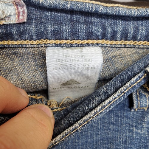 Womens Levi's Classic Relaxed Fit 550 Jeans 22 M Cotton Blue Jeans Medium Wash - Picture 2 of 14