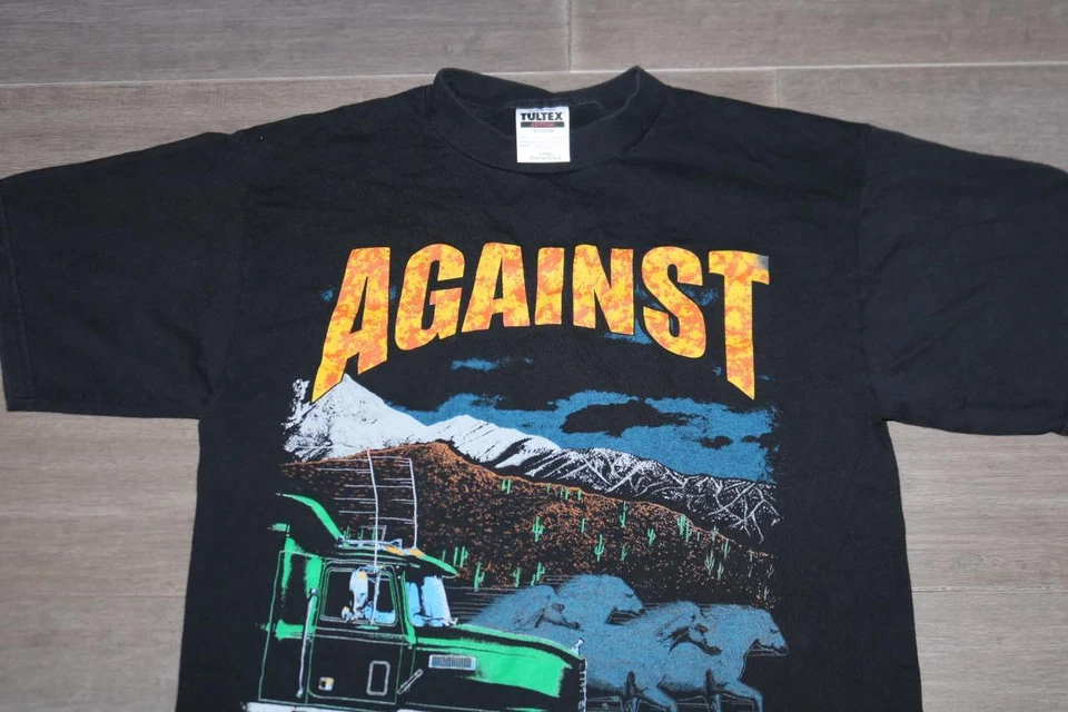CAMISETA DE COLECCIÓN AÑOS 90 MACK TRUCKS CONTRA EL VIENTO PARA HOMBRE CAMISETA GRÁFICA TULTEX GRANDE Foto 3 de 4