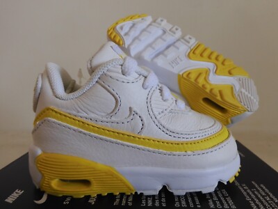 Nike Air Max 90 / Undefeated Bt White-Opti Yellow Sz 3c [CQ4615-101]