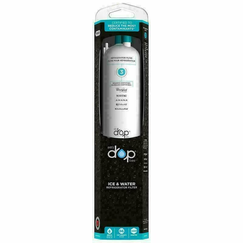 NEW 4396&sup2;841 EDR3&sup2;RXD1 Filter 3 9083 Refrigerator Ice Replacement US 1 Pack