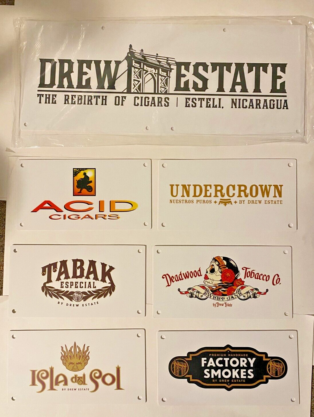 Drew Estate Cigars Wall Hanging Sign
