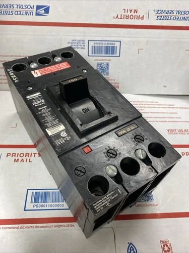 ITE Siemens FJ FJ63B150, 150 Amp 600 Volt 3 Pole 22KAIC Circuit Breaker
