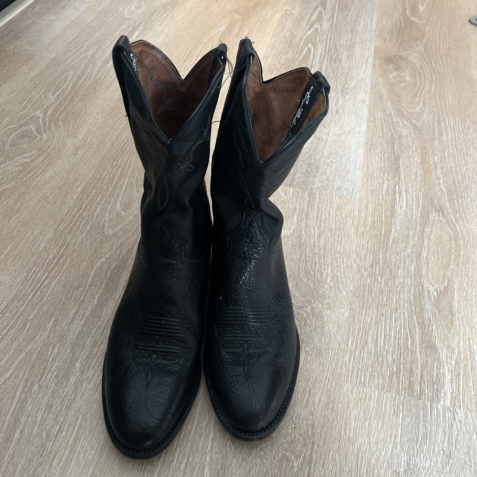 Vintage Larry Mahan El Paso cowboy Boots Size 9D All … Gem