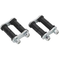 Speedway 2 Inch Wide Nylon Spring Shackle Kit Zinc