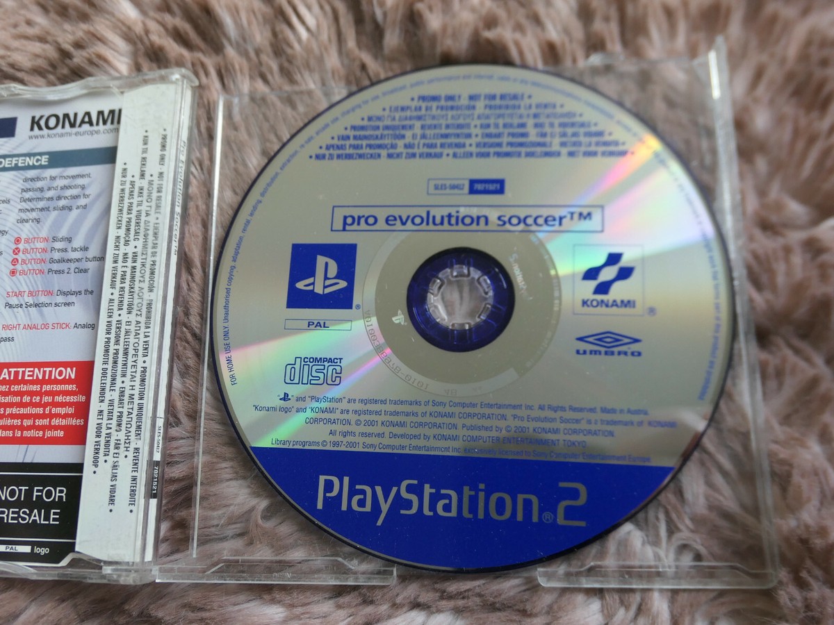 Jeu PS2 – PRO EVOLUTION SOCCER (Promo Only Not For Resale) – Bon état