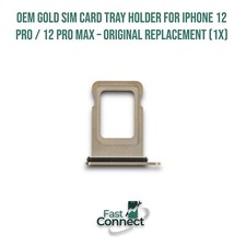OEM Gold SIM Card Tray Holder for iPhone 12 Pro/12 Pro Max  Original Replacement