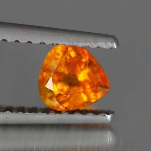 0.51CT ANTIQUE Rare Collection_100 % Natural UNHEATED Royal Orange CLINOHUMITE - Picture 2 of 3