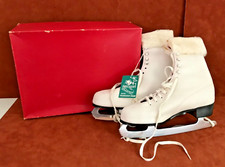 CANADIAN ROCKET Women's Figure Ice Skates w/Box Sheffield Steel Blades Sz 9