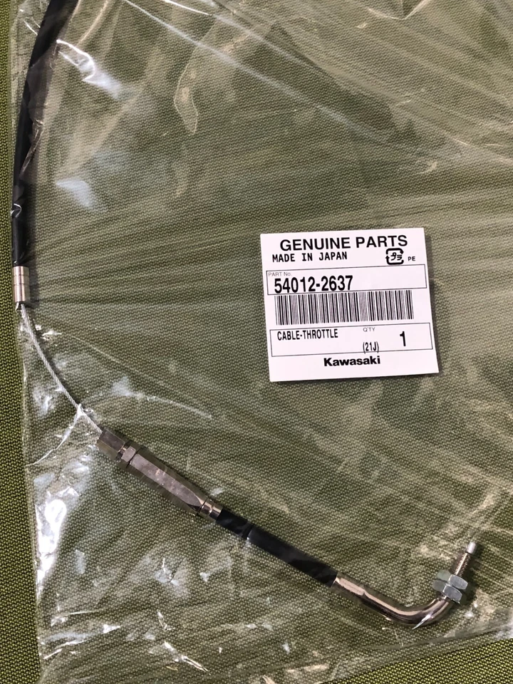 ACELERADOR CABLE Kawasaki 54012-2637 original OEM Foto 2 de 4