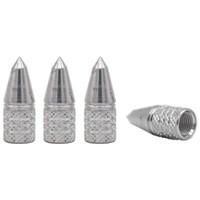 4 X You.S Ventilkappen Ventilverschluss Spike In Silber FüR Auto PKW LKW