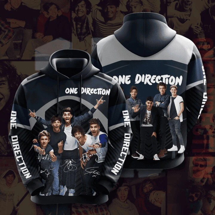 One Direction 3D All Over Print Hoodie