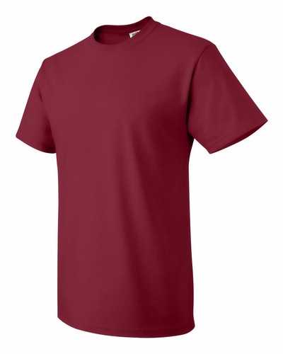 Fruit of the loom Men's HD Cotton Plain Crew Neck Short Sleeves T-Shirt 3931 - Picture 10 of 45