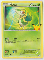 Snivy 005/025 McDonald's 25th Anniversary Promos