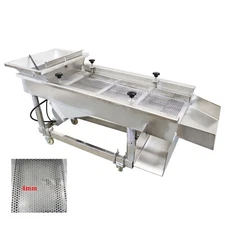 220V 150W 4MM SieveLinear Vibrating Screen Electric Single Layer Sifter JG50-150