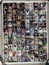 1992 Classic Four Sport UNCUT Sheet - Derek Jeter Manon Rheaume Shaquille O'Neal