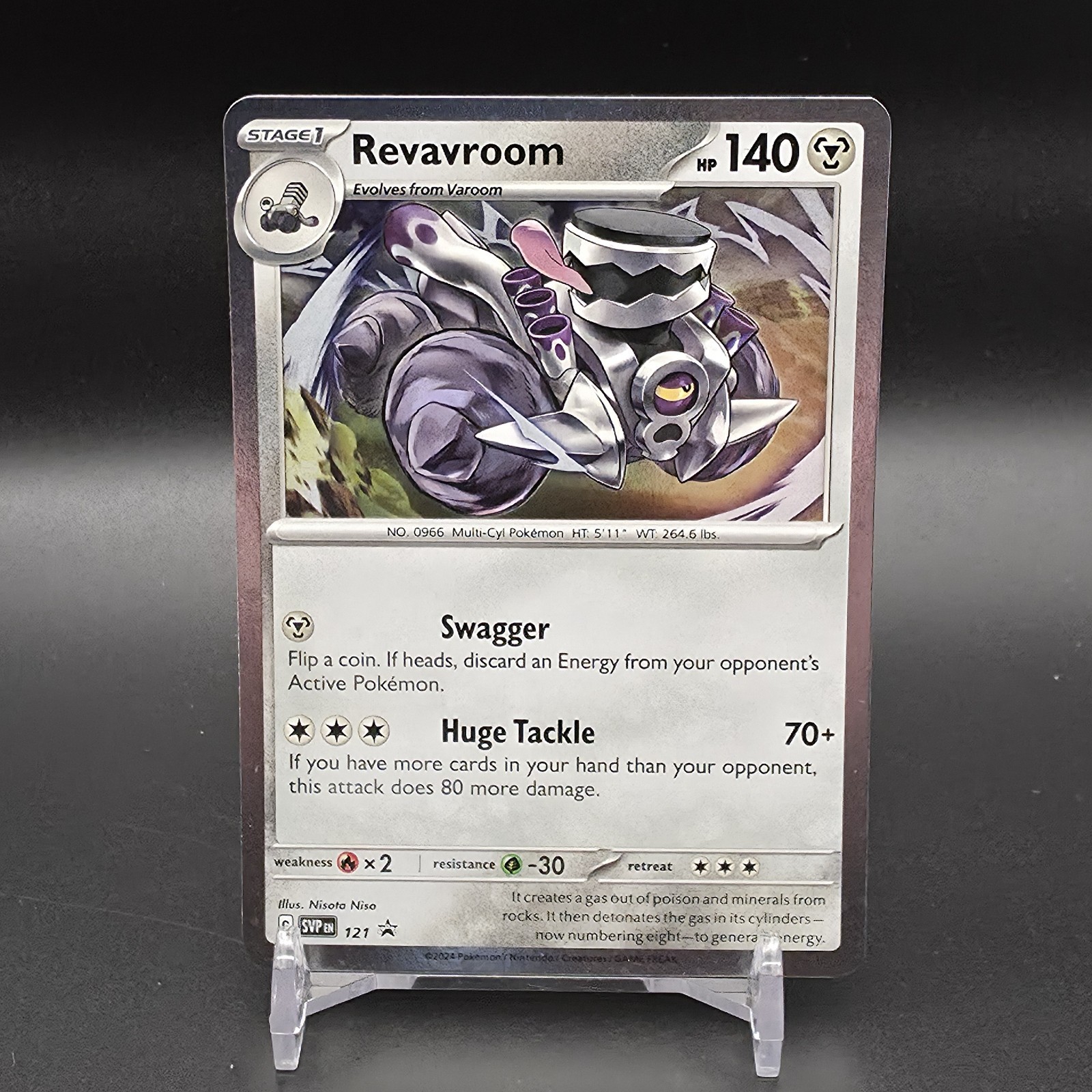 Pokemon Revavroom SVP121 Black Star Promo Scarlet & Violet Pokémon (English)