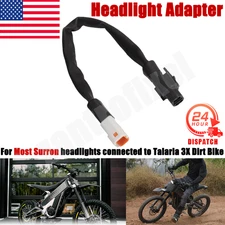 Headlight Adapter For Most Surron headlights connected to Talaria 3X Dirt Bike