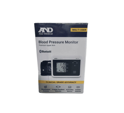 A&D Medical Multi-User Bluetooth Upper Arm Blood Pressure Monitor