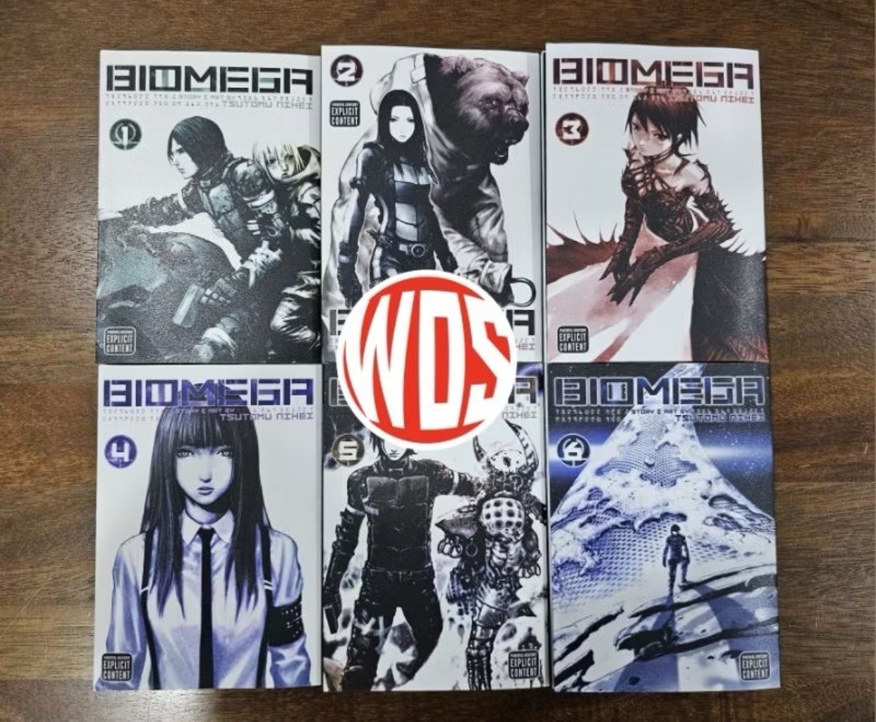 Manga Biomega Volume 1-6 English Full Set Comic New by Tsutomu Nihei WOS Brand