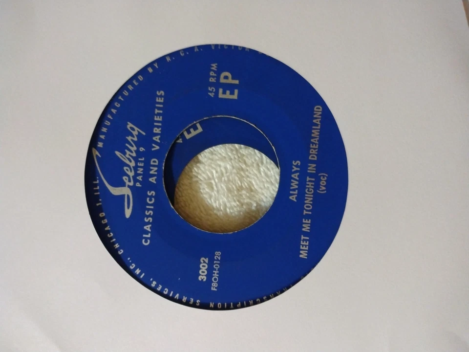 SEEBURG BACKGROUND MUSIC LIBRARY 45 RPM Lot Of 5 Classics And Varieties  - Image 4 of 4