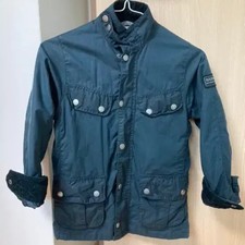 Barbour International Kids Wax Jacket Size S 