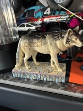 JIM SHORE HEARTWOOD CREEK THE PROWL WOLF FIGURINE 2010 #4021437