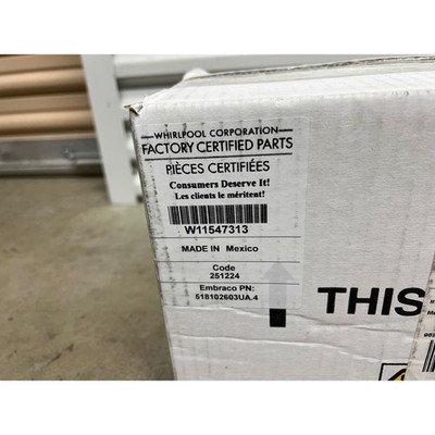 Whirlpool Refrigerator Compressor W11547313 Embraco ESX55CBC 1/5HP New OEM Black