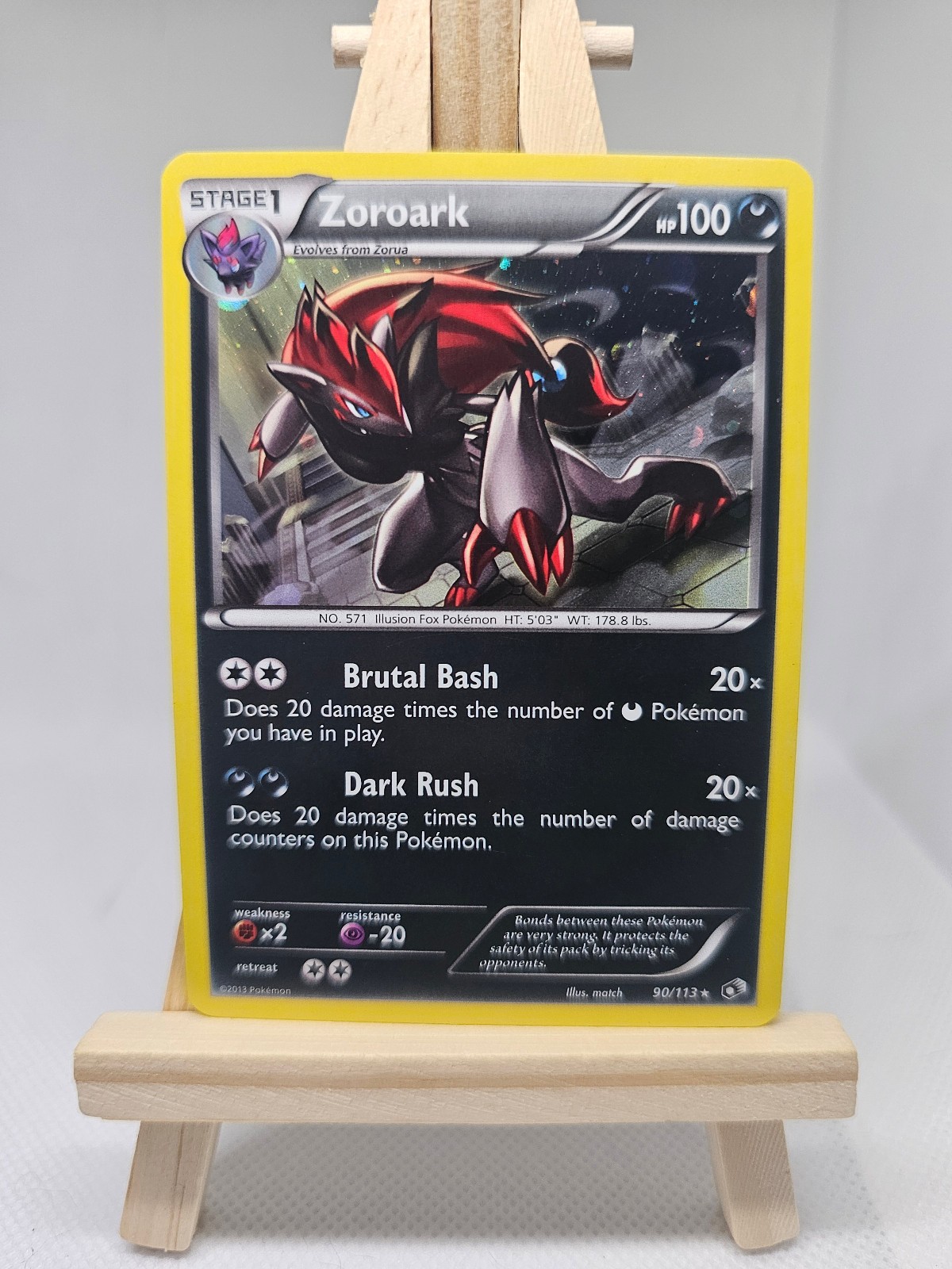 Zoroark (Cosmos Holo) - 90/113 - Blister Exclusives - LP