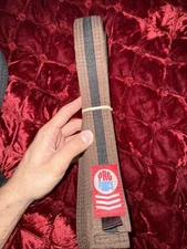 ProForce Brown Belt w/ Black Stripe – Size 4 (Ikkyū Rank)