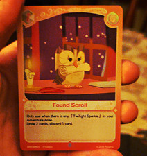 Disney Lorcana TCG Found Scroll 123/204 The First Chapter Rare Cold Foil