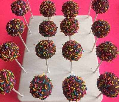 Birthday Cake Pops  Party Favors  Baby Shower  All Occasion  One Dozen Handmade