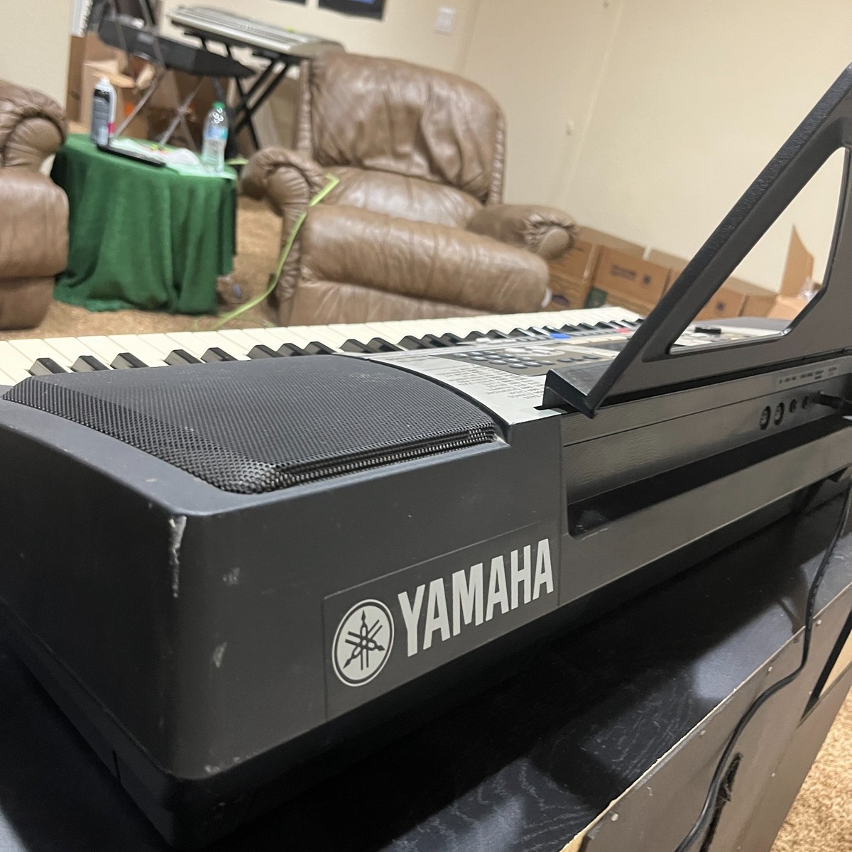 Yamaha PSR-350 Portable 61-Key Digital Keyboard with Music Stand