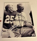 Bobby Boyd All Big 8 1959 signed 8x10 sitting with Oklahoma coach Bud Wilkinson  — photo 2