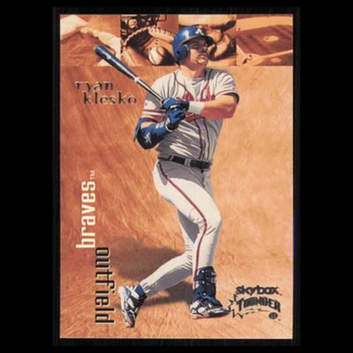 Ryan Klesko #213 1999 Skybox Thunder Atlanta Braves Baseball Card MLB NM