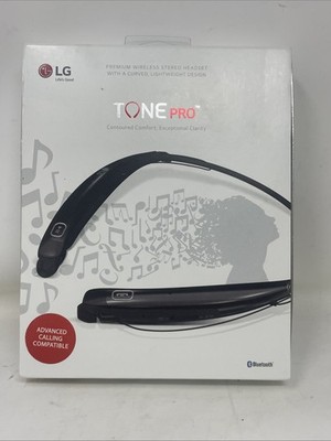 NEW LG HBS-770 V2 Tone Pro Wireless Headphones Neckban Bluetooth  (BLACK)