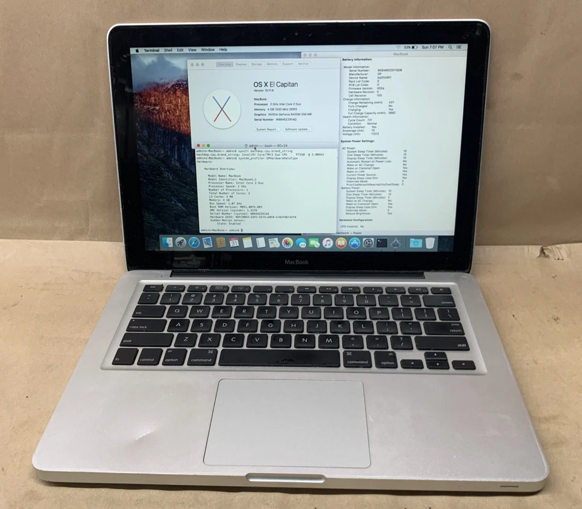 2008 MacBook Pro A1278 13