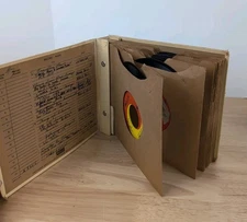 Vintage Record Lot 45's In Albums  Album Mixed Lot Book 3