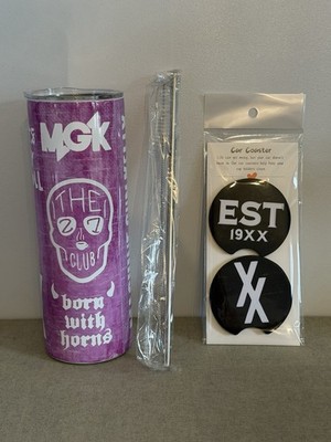20 0z Tumbler Inspired By MGK / Machine Gun Kelly With Car Coasters