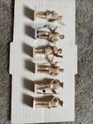 6 Marx Silver City Frontier Town Playset Famous Americans Heroes Figures