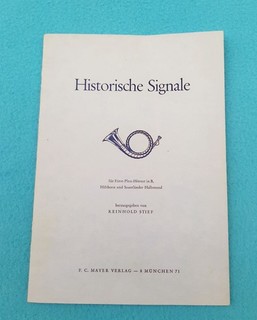 Historische Signale Jagdmusik Jagdhorn / Horn Jagd Jäger Treibjagd / Stief