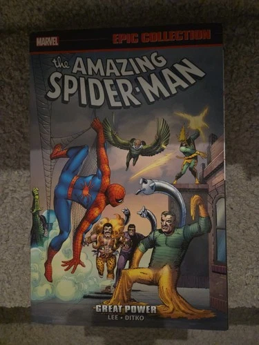 Spider-man Epic Collection Volume 1: Great Power (Marvrl Comics; Stan Lee) RARE!