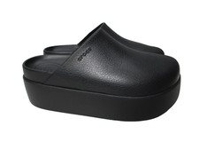 Crocs Dylan Platform Clogs Womens Sz 8 Black Lightweight Mules Shoes