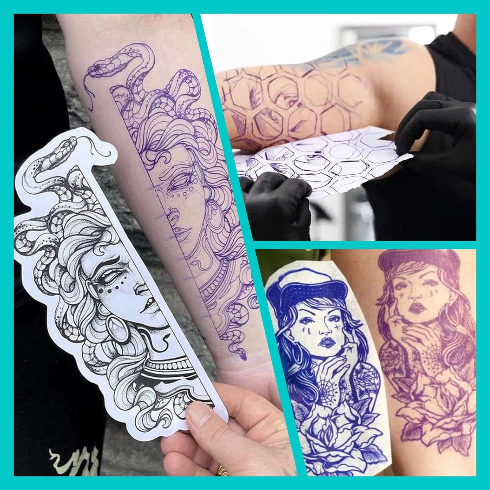 Tattoo Transfer Gel - Usiriy Tattoo Stencil Gel Transfer Cream image 6