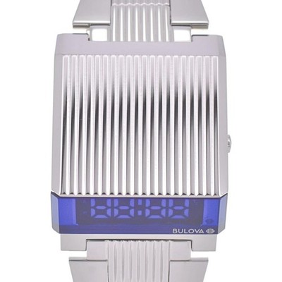 Bulova Computron Archive Series Quartz Mens Watch Ref 96C139 wrist 20cm